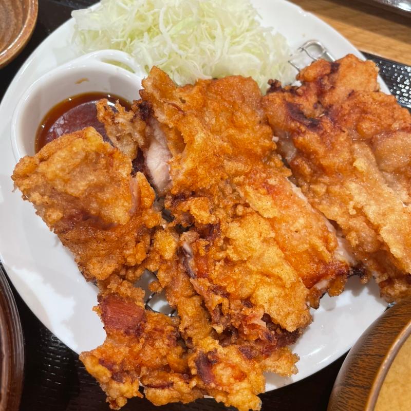 山賊揚げ定食(大衆食事処 三田食堂)
