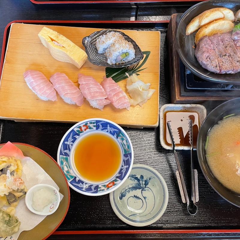 大トロステーキ寿司御膳(せんざん 港北ニュータウン店)