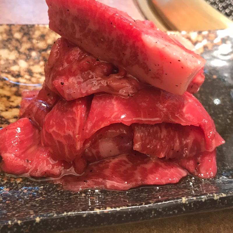赤肉切り落とし(焼肉 山水 駅ビル店 （サンスイ）)