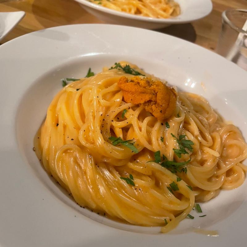 雲丹パスタ(UMIバル 新宿店)
