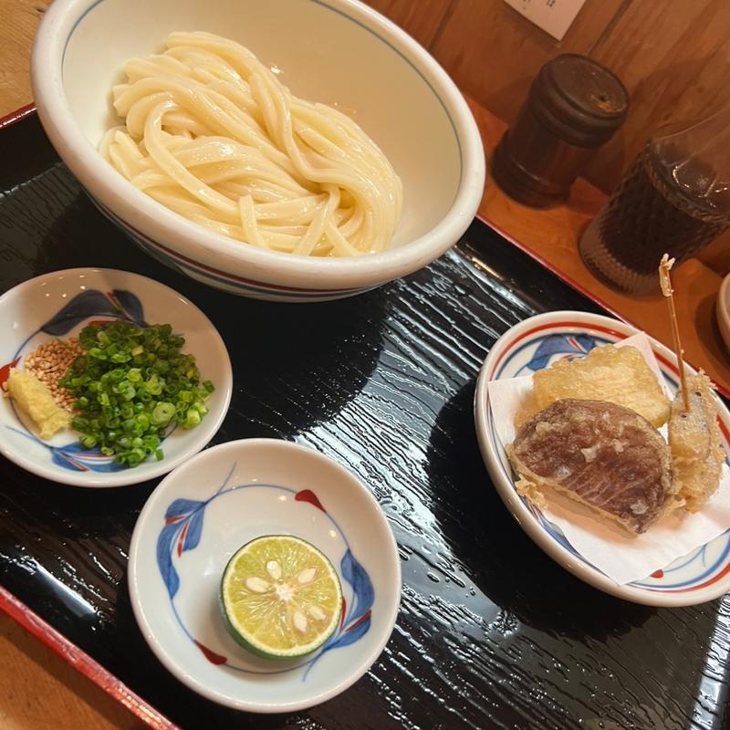 「生醤油うどん」冷(手打うどん かとう)