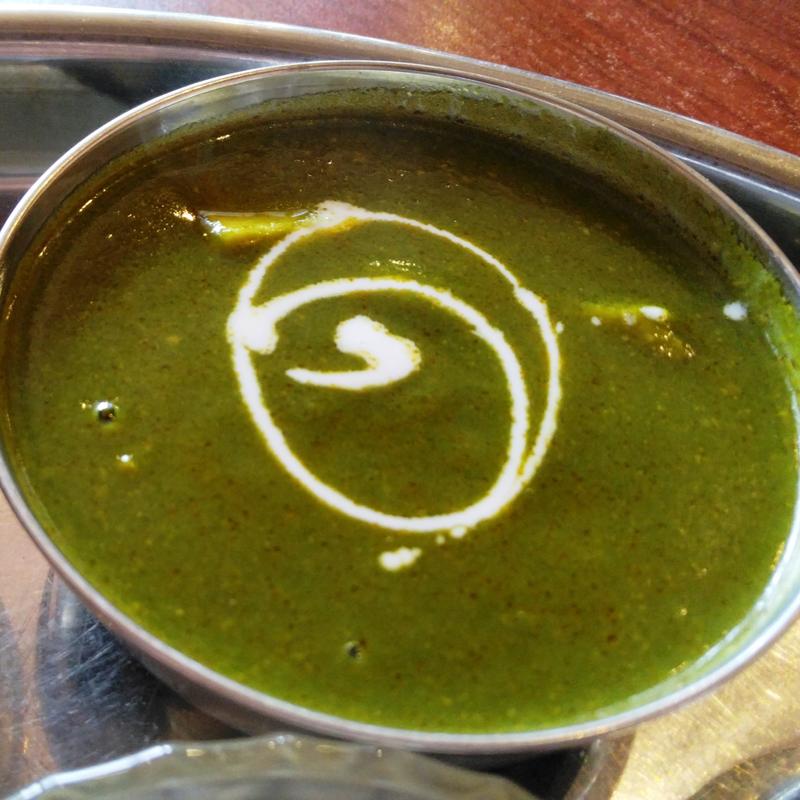 ほうれん草パニールカレー(DB's KITCHEN)