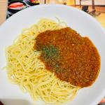 ミートソースパスタ