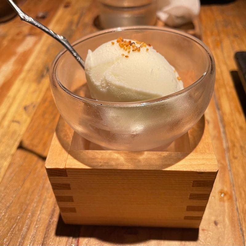 韃靼(だったん)塩アイス(莉々庵)