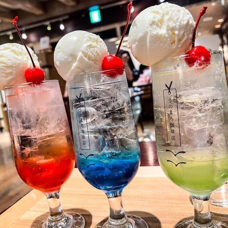 クリームソーダ(うのまち珈琲店 西武渋谷店)