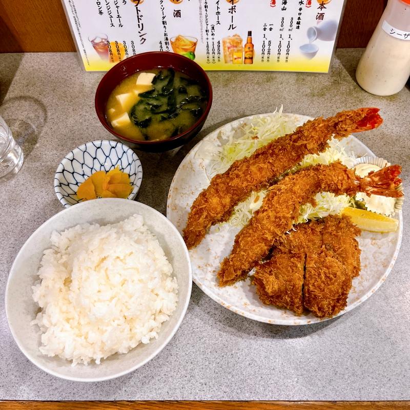 Aセット定食(おおみや )