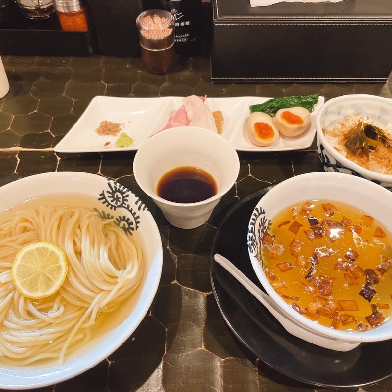 昆布水つけそば(特級鶏蕎麦龍介もてぎ)