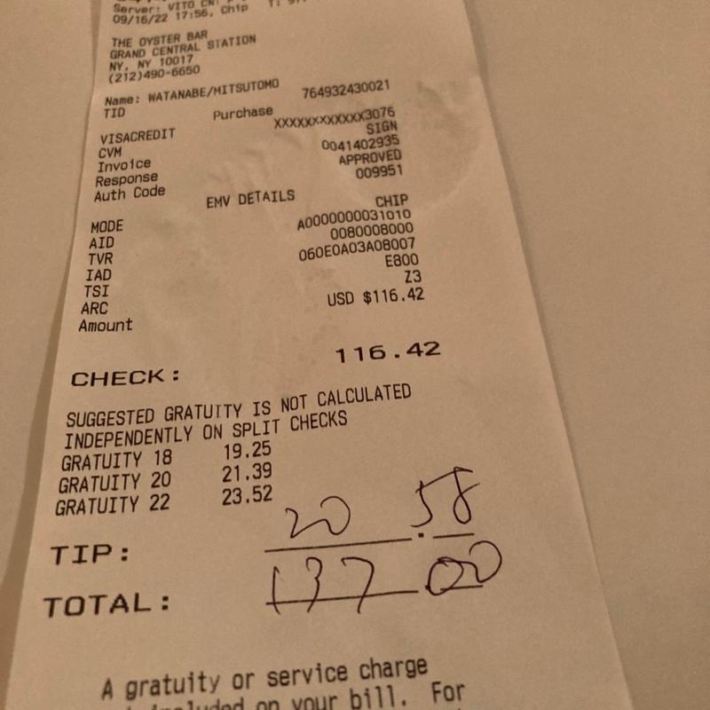 海鮮(Grand Central Oyster Bar & Restaurant)