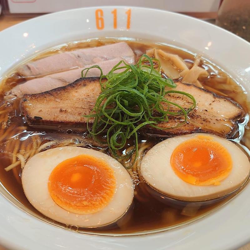 味玉付き鶏中華そば(Ramen611)