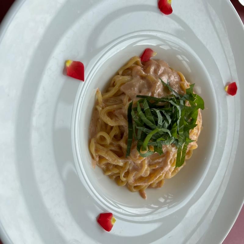 明太子と大葉のクリームソース　タリオリーニ(PIZZERIA Lucci 岩見沢店)