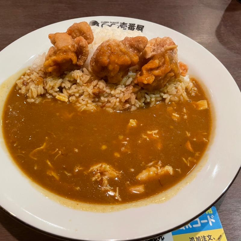 チキン煮込みカレー＋フライドチキン＋350g(CoCo壱番屋 大府共和店 （ココイチバンヤ）)