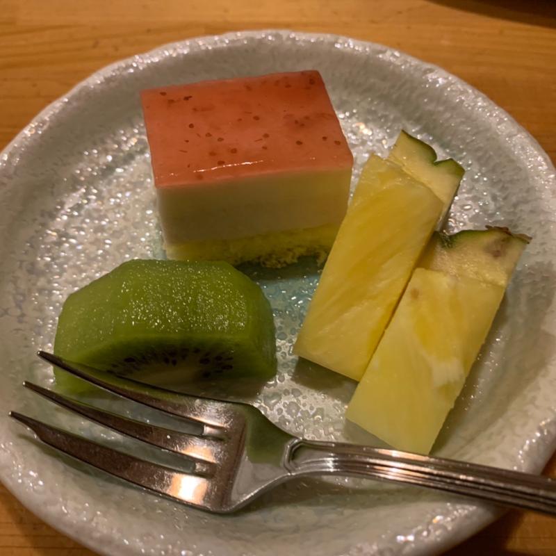 水菓子(和食処 旬魚 日向雫 （ひむかしづく）)