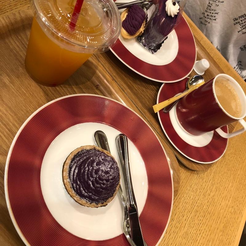 生紅イモたると(御菓子御殿 国際通り松尾店 （おかしごてん）)