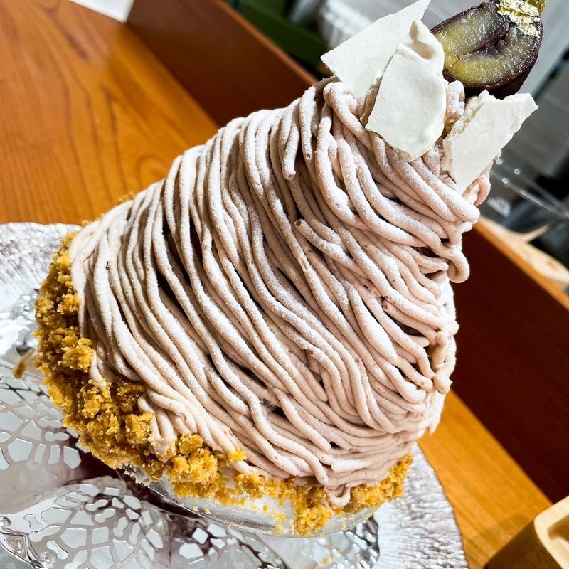 モンブランのかき氷(GION NISHI CAFE)