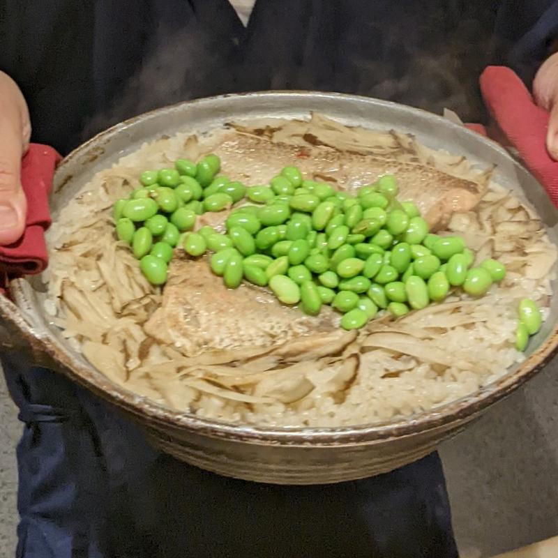 ノドグロ御飯(松陰鶴水)