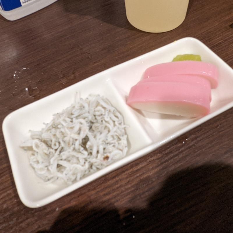 しらす、板わさ(さくら)