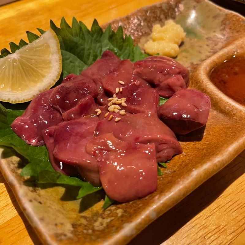 肝刺し(あっ鶏)