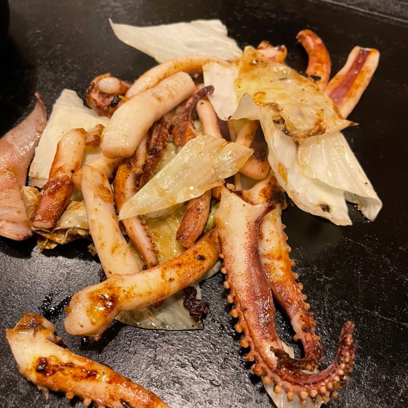 イカゲソ焼き(お好み焼き・鉄板焼 ぼんくら家 道頓堀店 )