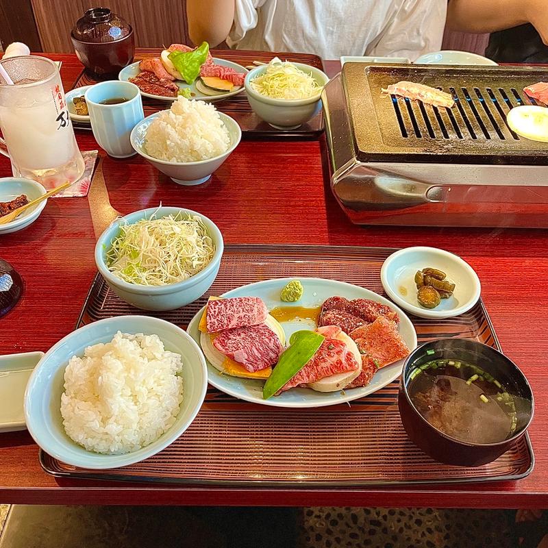 焼肉定食(焼肉苑万大)