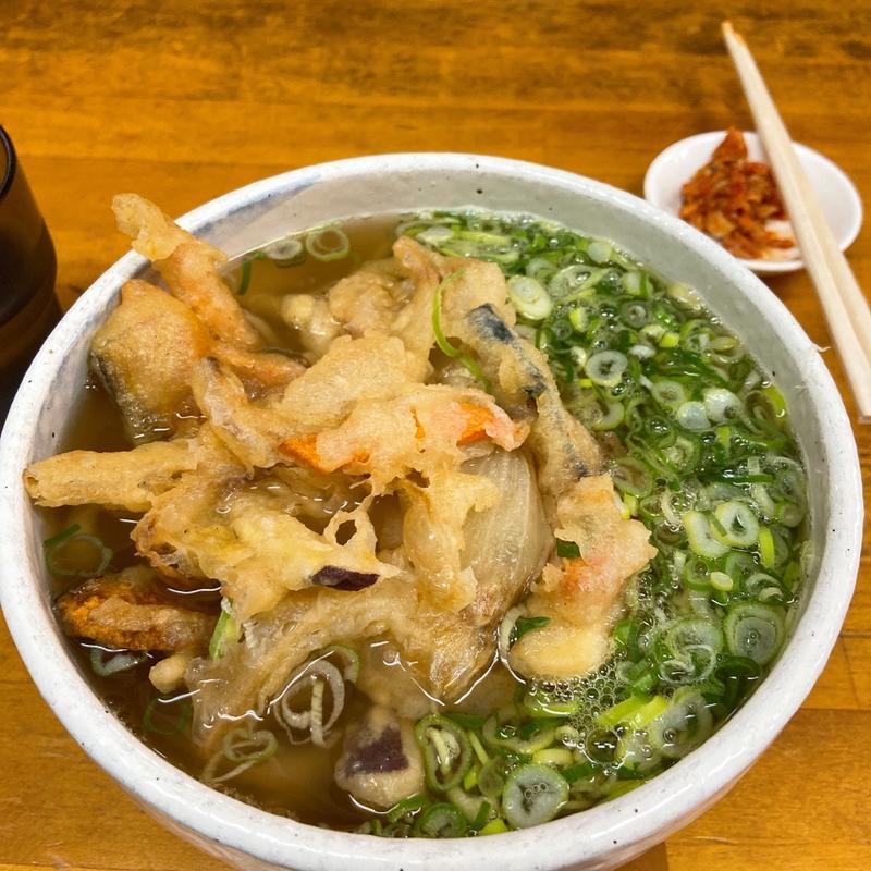 野菜天うどん(天ぷらうどん)