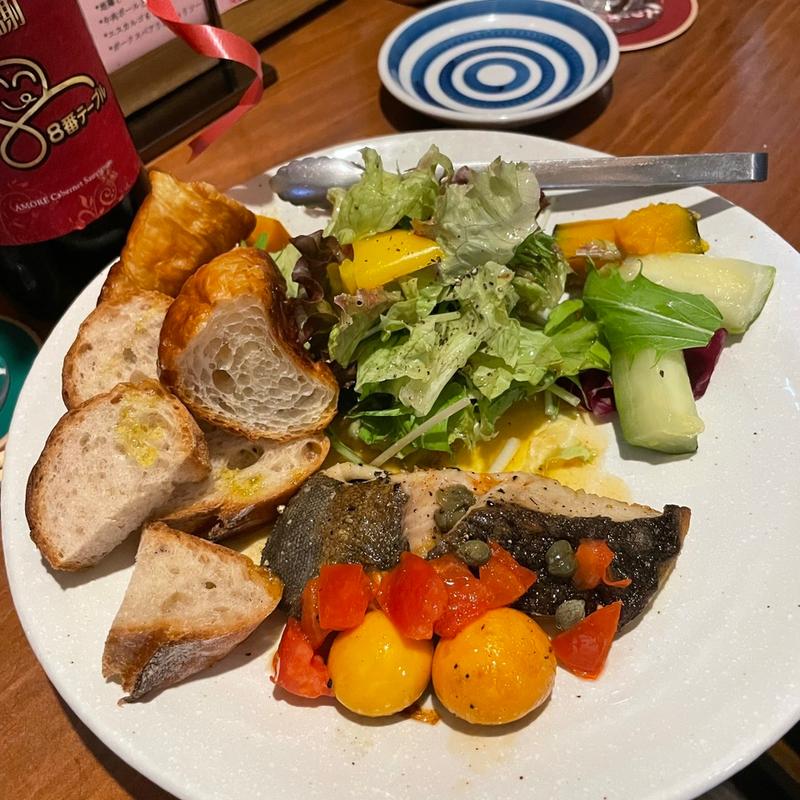 本日の魚プレート(８番テーブル )