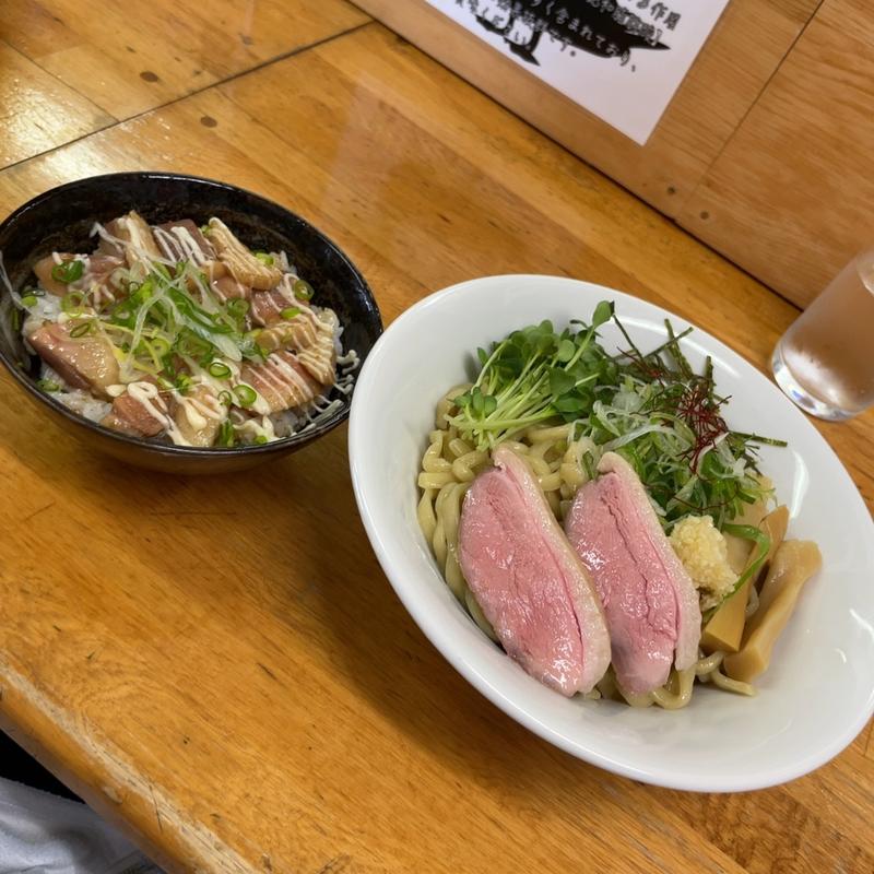 鴨油そば(めんに金棒)