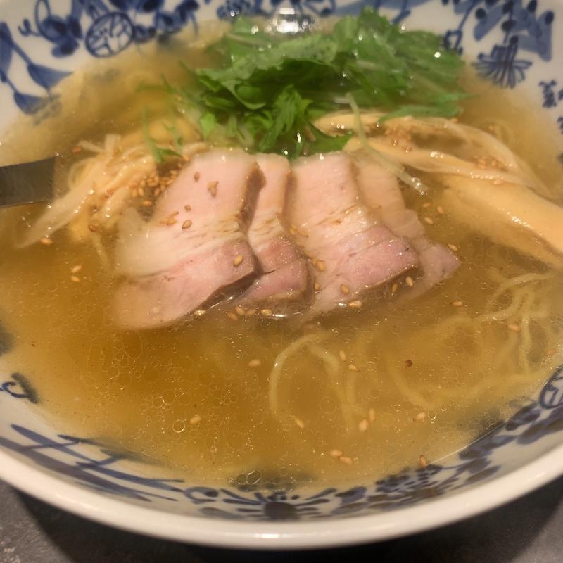 塩ラーメン(代官山海老そば　豊秀)