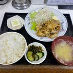 豚バラ生姜焼きランチ(二味ラーメン )