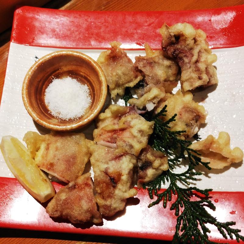 小やりいかの天ぷら(蕎麦居酒屋　高田屋　川崎)