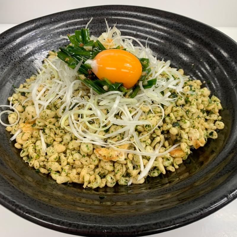卵黄と青のり天かすの悪魔(Magic Noodle 香味麺房)