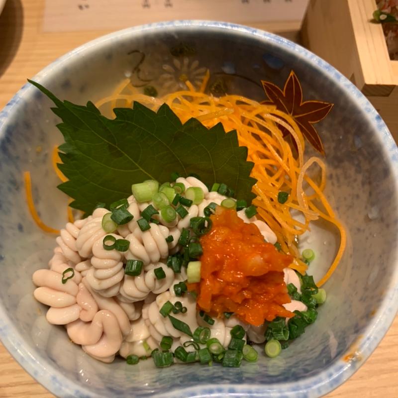 白子ポン酢(西中洲 海鮮酒場 すぅ。)