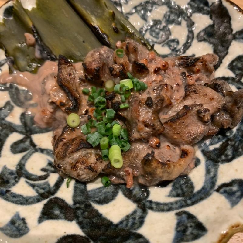 地鶏の塩辛(西中洲 海鮮酒場 すぅ。)