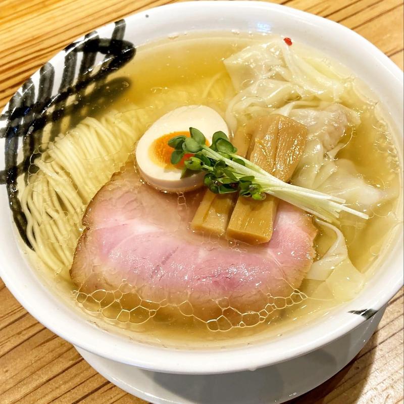 塩中華そば 大盛り(百笑食堂 いしかわや)