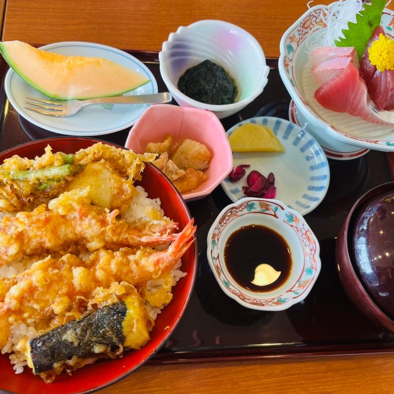 活 天ぷらとさしみ(魚あら （うおあら）)