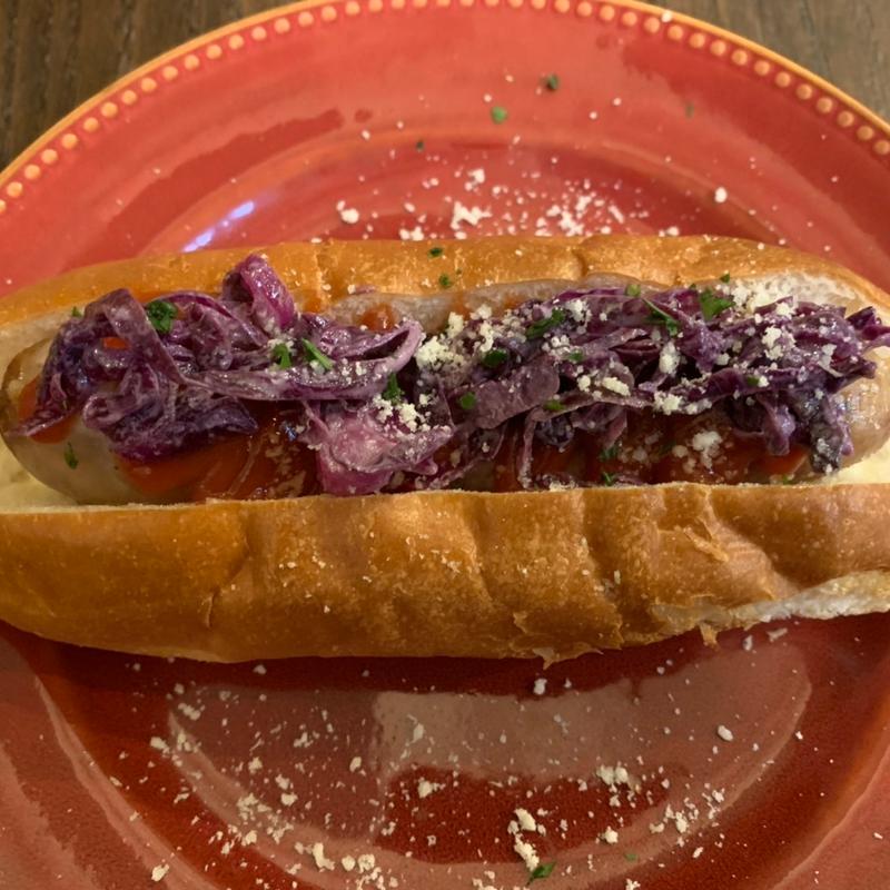 自家製ソーセージのホットドッグ(オステリアジャップス(Osteria Japps))