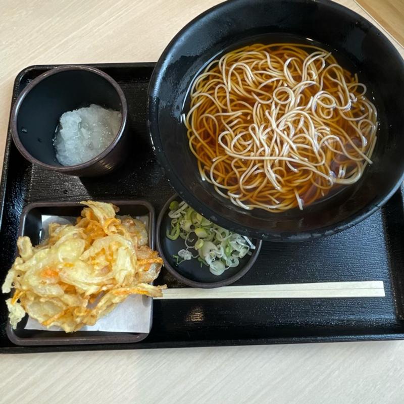 朝そば(鬼おろし)温(ゆで太郎 平塚桜ヶ丘店)