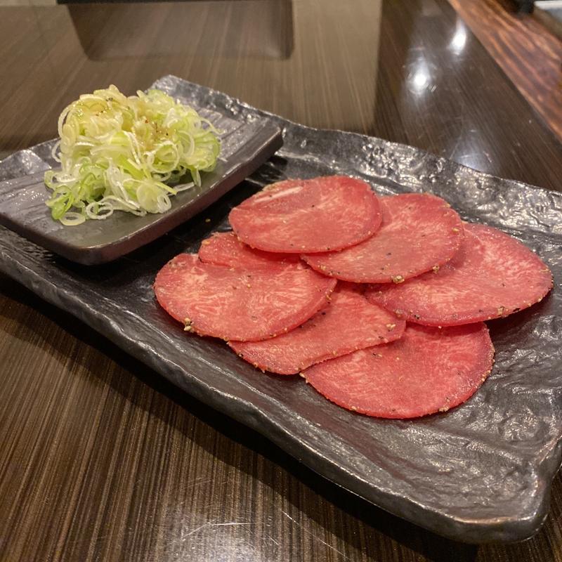 ねぎ盛りタン塩(焼肉 元祖 江田屋 栄店)