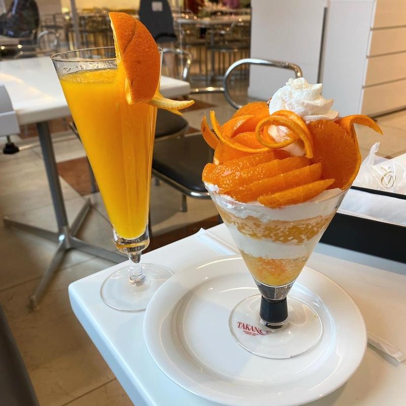 オレンジパフェ(タカノフルーツパーラー 横浜高島屋店 )