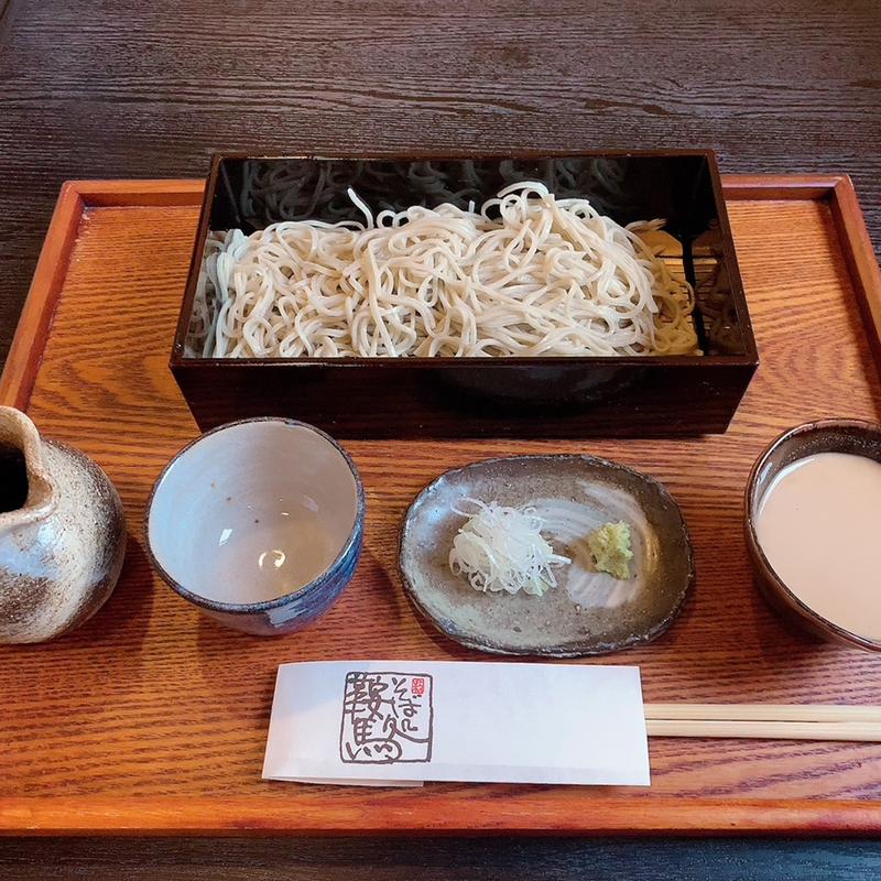 ざる蕎麦　胡桃つけ汁(伊豆鞍馬 )