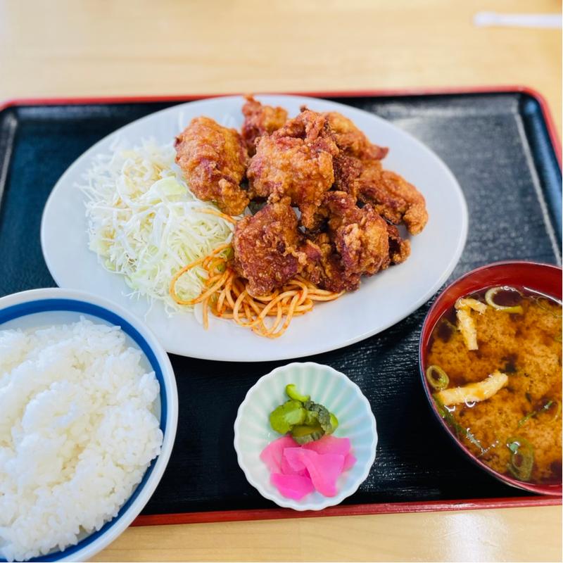 唐揚げ定食(パンダ食堂 )