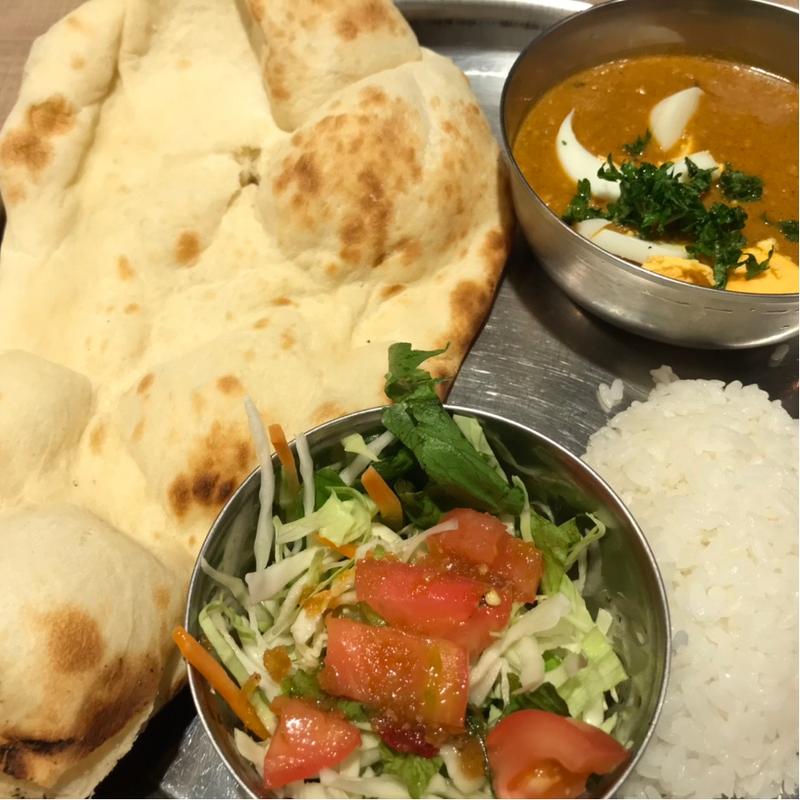 本場インドたまごのカレー(ビストロひつじや 神田店)