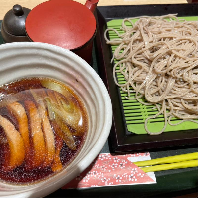 鴨せいろ(国産二八蕎麦 蕎香 （きょうか）)