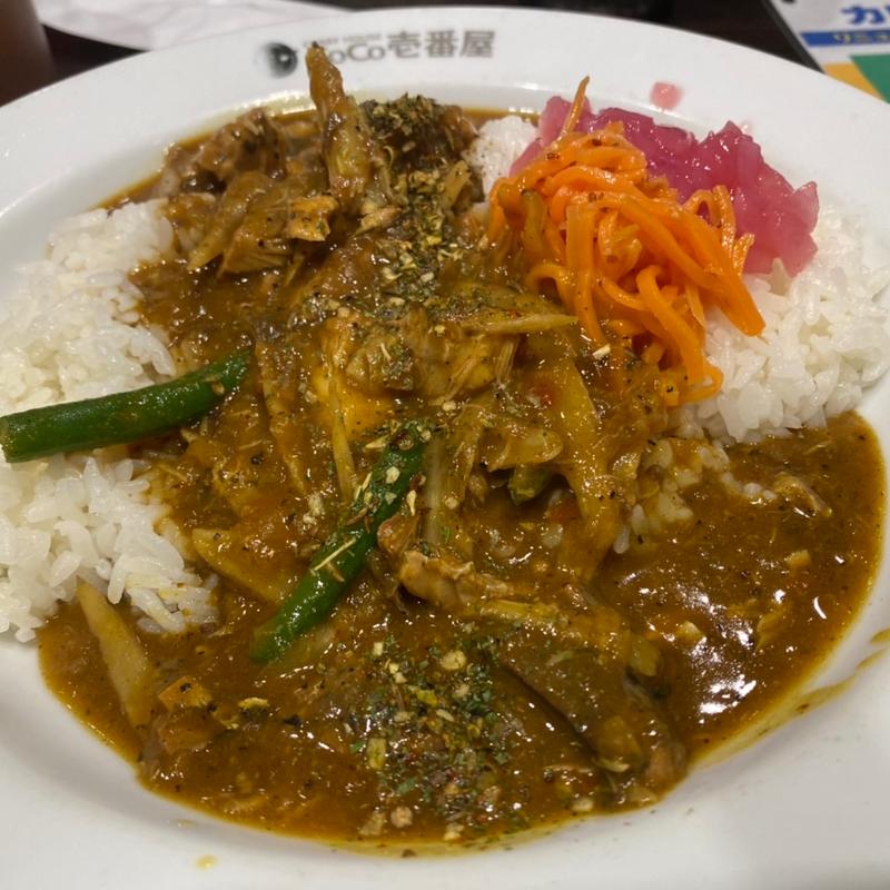 SABAとごぼうのスパイスカレー(CoCo壱番屋 博多区中洲店 （ココイチバンヤ）)