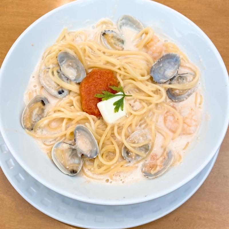 明太子のクリームスープパスタ(1.5倍)(ココス アルプラザ亀岡前店 （COCO’S）)