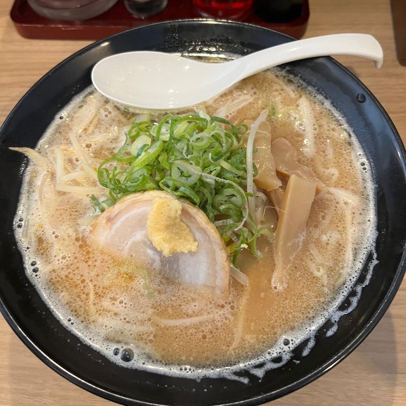 濃厚味噌ラーメン+半炒飯(威風)
