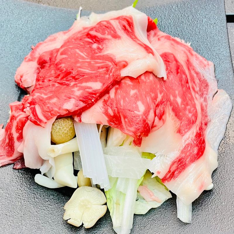 台物(上州牛しゃぶ鍋)(紫翠亭 )