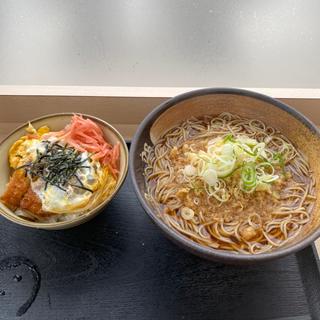ミニカツ丼セット(ゆで太郎　三郷上彦名店)