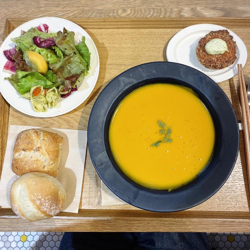 スープセット（カボチャと人参のポタージュ）(NOUMU)