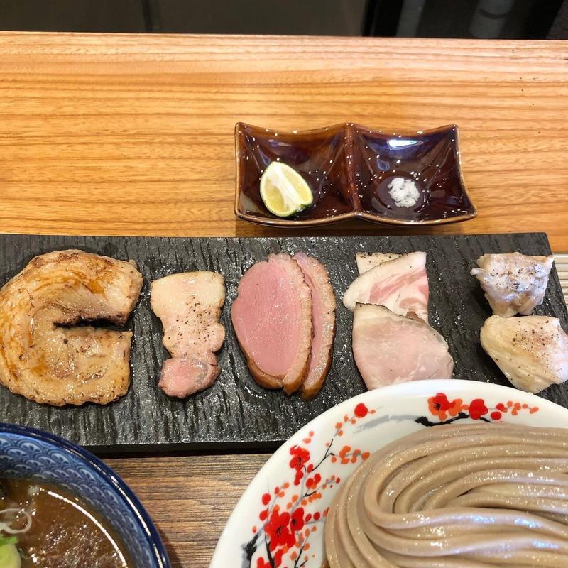 特選チャーシュー5種盛り(中華蕎麦　沙羅善)