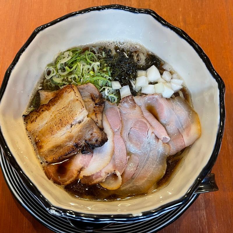 魚介汁そば(淡路島バーガープラス)